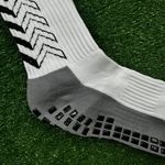 Meia Antiderrapante Esportiva Klv - Branco