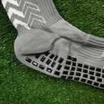 Meia Antiderrapante Esportiva Klv - Cinza