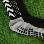 Meia Antiderrapante Esportiva Klv - Preto