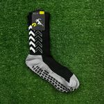 Meia Antiderrapante Esportiva Klv - Preto