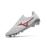 Chuteira Campo Mizuno Morelia Neo (FG) - Branco e Cinza