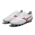 Chuteira Campo Mizuno Morelia Neo (FG) - Branco e Cinza