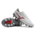 Chuteira Campo Mizuno Morelia Neo (FG) - Branco e Cinza