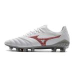 Chuteira Campo Mizuno Morelia Neo (FG) - Branco e Cinza