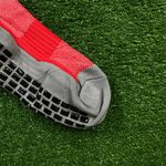 Meia Antiderrapante Esportiva Klv - Vermelho