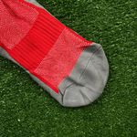 Meia Antiderrapante Esportiva Klv - Vermelho