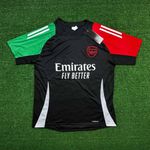 Camisa Arsenal FC - 24/25 Preto/Vermelho/Verde