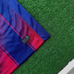 Camisa Barcelona Home I 25/26 - Azul e Grená - Torcedor Masculina Manga Longa