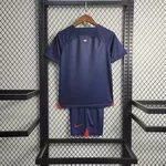 Conjunto infantil Paris Saint-Germain I 23/24 Azul e Vermelha