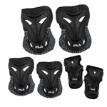 Kit de Proteção Fila Para Patins Estampado Black