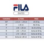 Kit Completo De Proteção Para Patins Profissional Fila Cinza