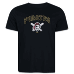 Camiseta Regular MLB Pittsburgh Pirates Core Manga Curta Preta New Era