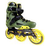 Patins R3 Inline Freestyle Traxart Verde 110mm Abec 9 Cromo