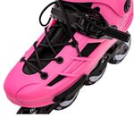 Patins New Skull II Rosa Inline HD Freestyle 80mm Abec 9
