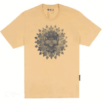 Camiseta Regular Enigma Mandala Amarelo MCD 
