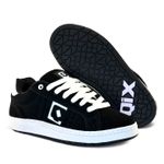 Tênis Qix Combat Suede Preto Branco
