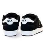 Tênis Qix Combat Suede Preto Branco