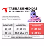 Patins Start Traxart Infantil Rosa Abec-5 