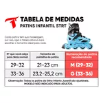 Patins Start Inline Azul Traxart Infantil Lançamento