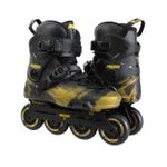 Patins Traxart Mesh Urban 80mm ABEC-9 Black e Gold
