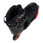 Patins Inline Freestyle Revolt Preto Rodas Pretas ABEC-9 Traxart