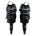 Patins Inline Freestyle Volt +3 Preto 110MM 3 Rodas Abec9 Traxart 