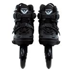 Patins Inline Freestyle Volt +3 Preto 110MM 3 Rodas Abec9 Traxart 
