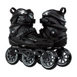 Patins Inline Freestyle Volt +3 Preto 110MM 3 Rodas Abec9 Traxart 