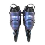 Patins Traxart R3 3 Rodas Azul Holográfico Abec 9 Lançamento