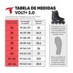 Patins Volt + 2.0 Preto Inline Freestyle Traxart 80mm Abec-9