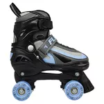 Patins Quad Flash Ajustavel Infantil Azul Traxart 4 Rodas Abec 7