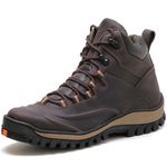 Bota Coturno Masculino Adventure Militar Trilha Em Couro