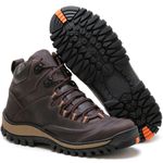 Bota Coturno Masculino Adventure Militar Trilha Em Couro