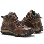 Bota Coturno Masculino Adventure Militar Trilha Em Couro