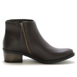 Bota Botinha Feminina Beauty Cano Curto Ziper