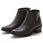 Bota Botinha Feminina Beauty Cano Curto Ziper