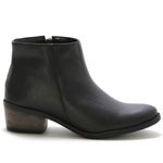 Bota Botinha Feminina Beauty Cano Curto Ziper