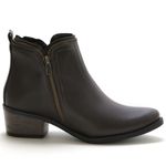 Bota Botinha Feminina Beauty Cano Curto Ziper