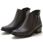 Bota Botinha Feminina Beauty Cano Curto Ziper