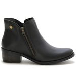 Bota Botinha Feminina Beauty Cano Curto Ziper