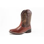 Bota Texana Country Masculina Cano Longo Marrom