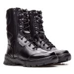 Bota Coturno em couro Militar Ippon Preto 