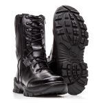 Bota Coturno em couro Militar Ippon Preto 