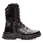 Bota Coturno em couro Militar Ippon Preto 