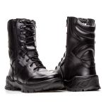 Bota Coturno em couro Militar Ippon Preto 