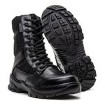 Bota Coturno Militar Couro Leopard Padrão Exército Brasileiro