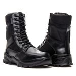 Bota Coturno Militar Couro Leopard Padrão Exército Brasileiro