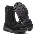 Bota Coturno Militar Couro Leopard Padrão Exército Brasileiro