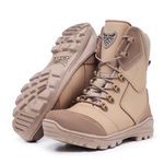 BOTA MILITAR ACERO COURO MAMUTE PRO DESERT