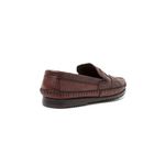 Sapatilha Mocassim Masculino 100% Couro Bovino Marrom